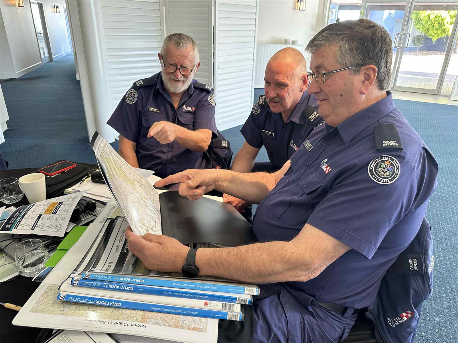 Mitchell Group Members working on Risk Plans